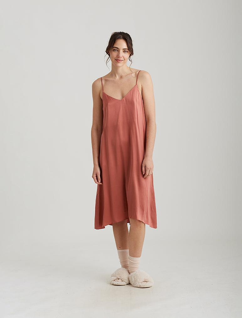 Audrey Washable Silk Slip Nightgown