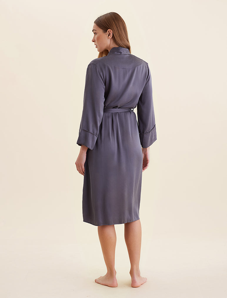 Audrey Mulberry Silk Long Robe