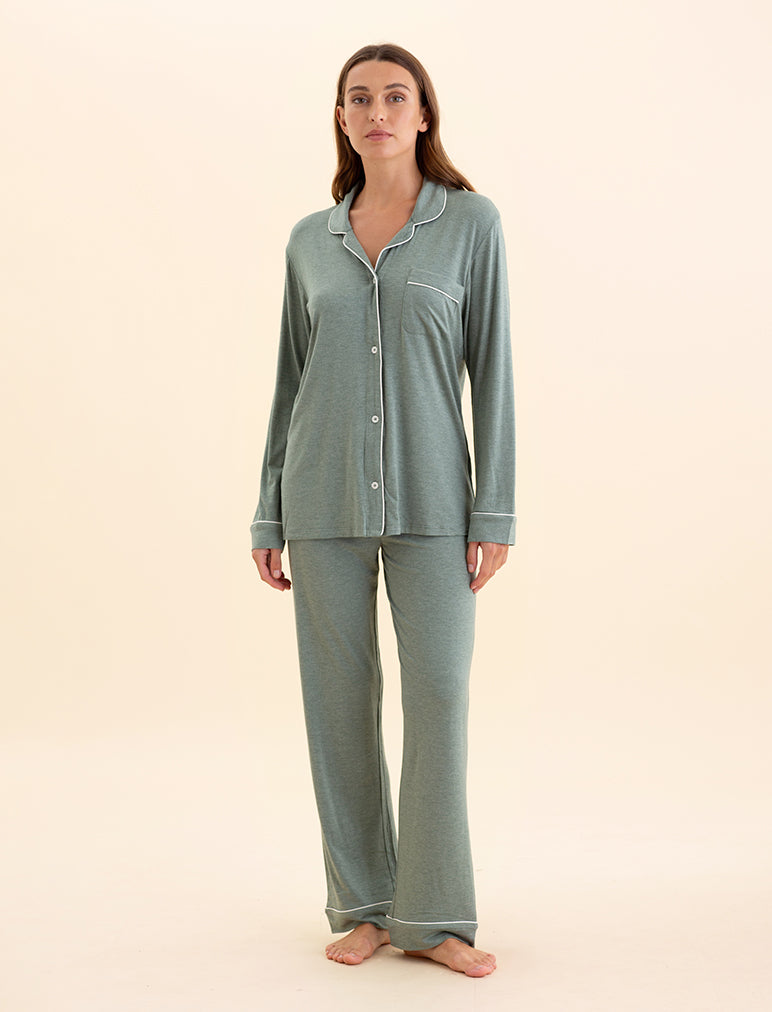 Kate Modal Soft Full Length PJ Set