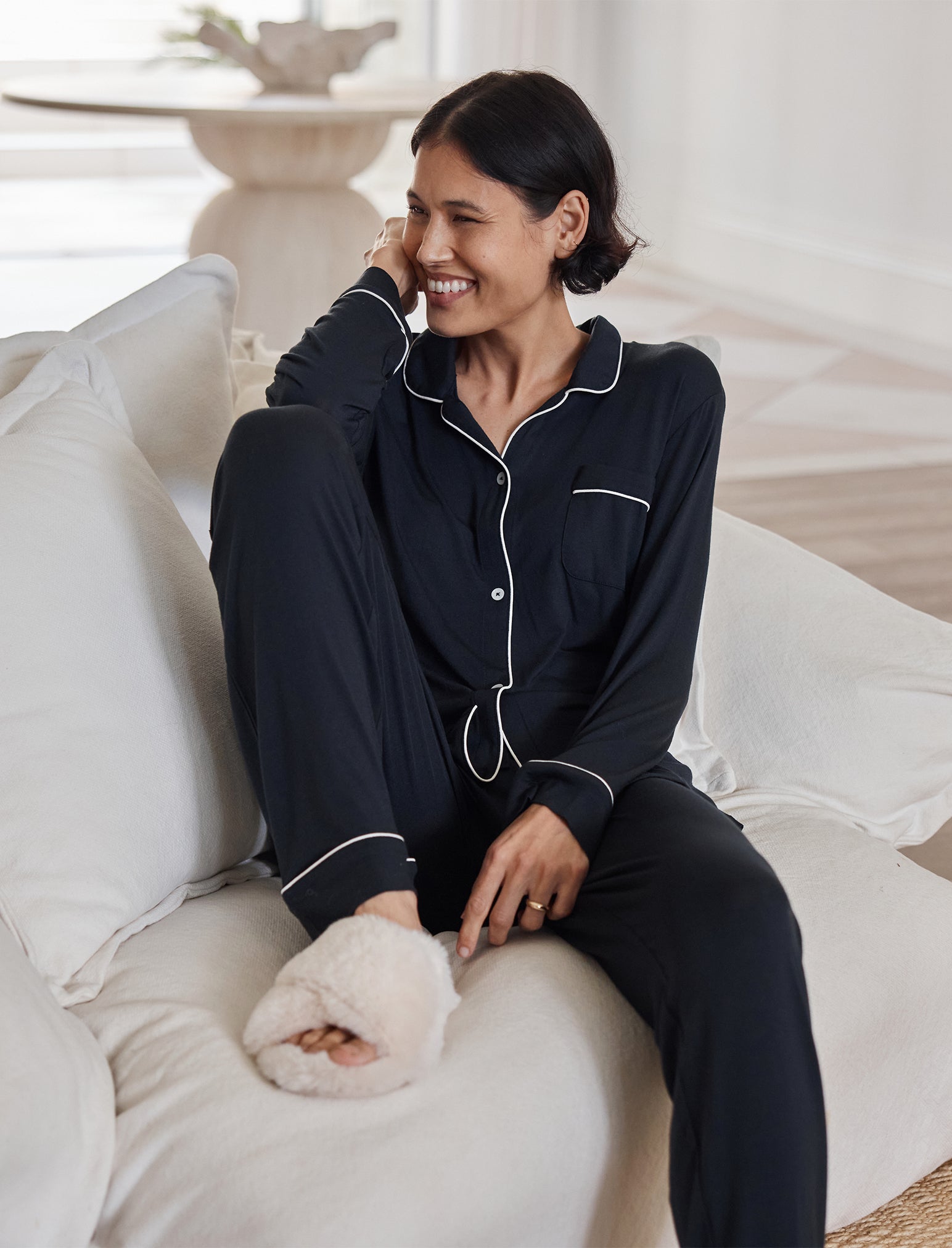 Kate Modal Soft Full Length PJ Set