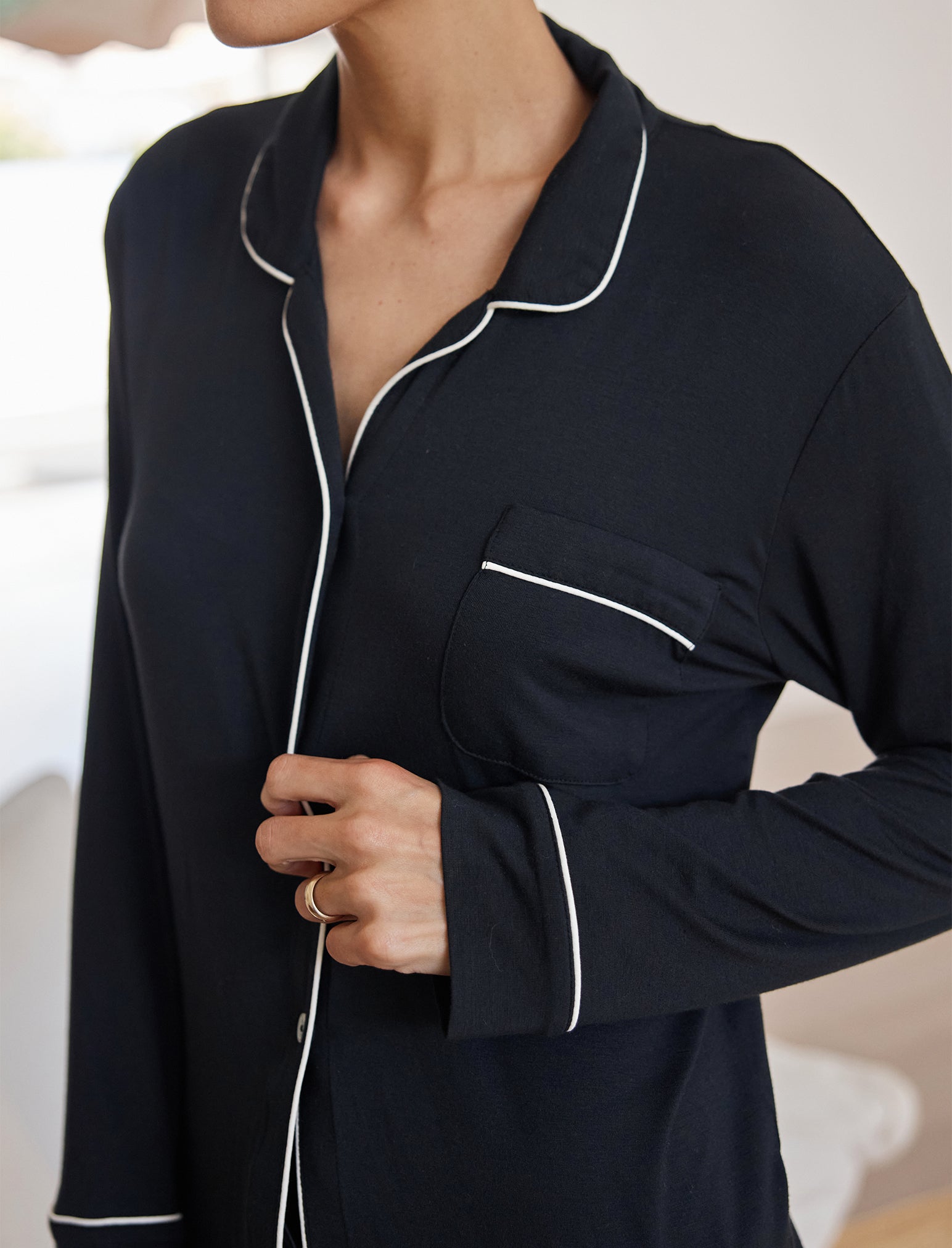 Kate Modal Soft Full Length PJ Set