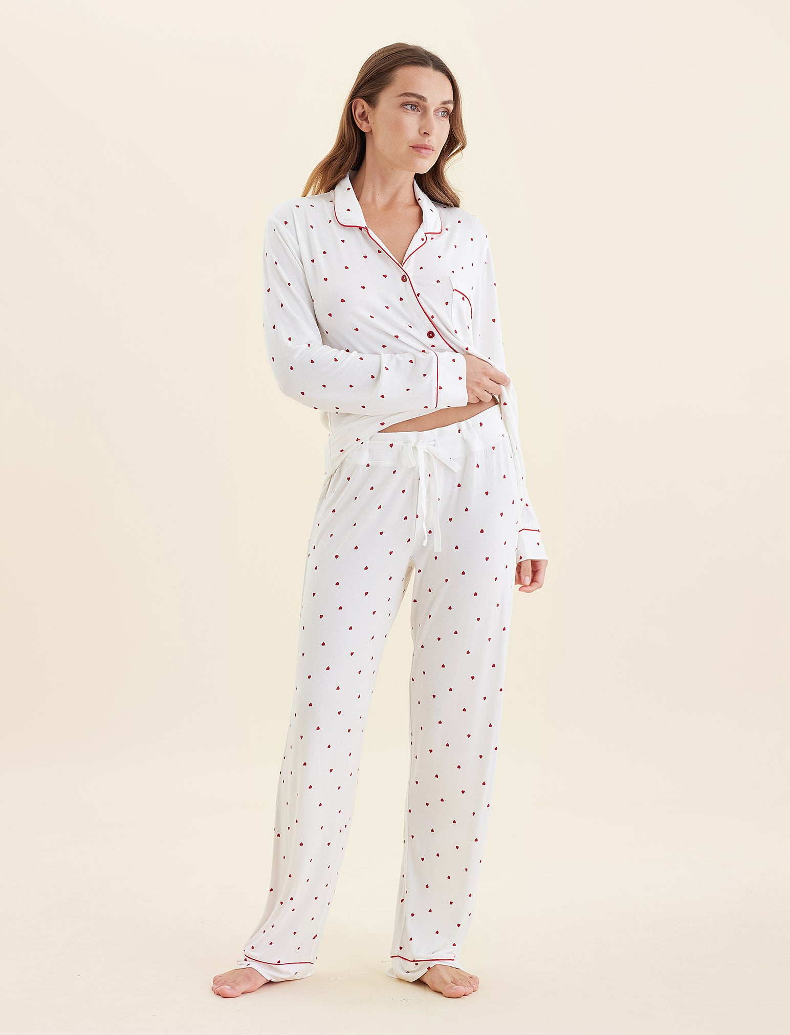 Kate Modal Soft Full Length PJ Set