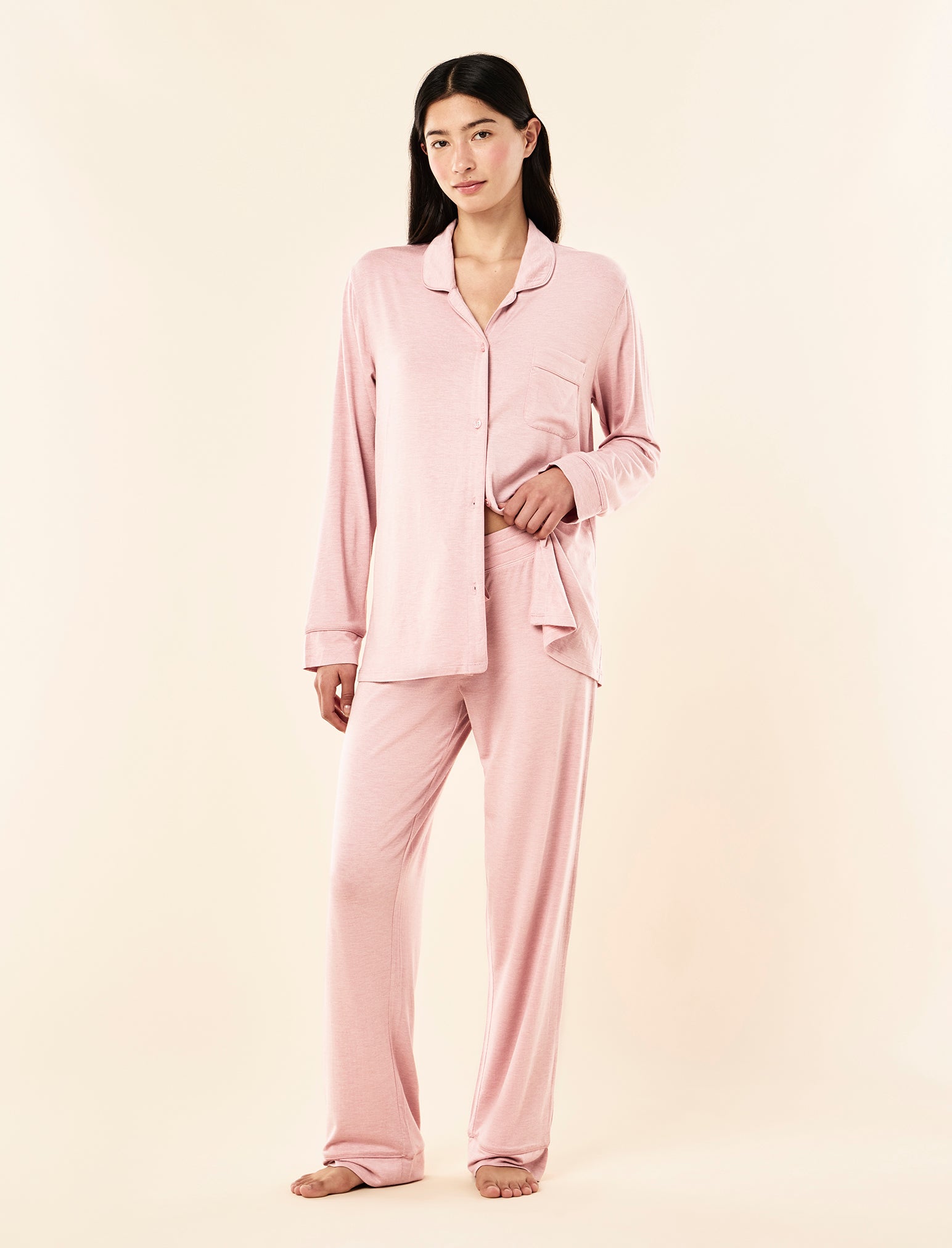 Kate Modal Soft Full Length PJ Set