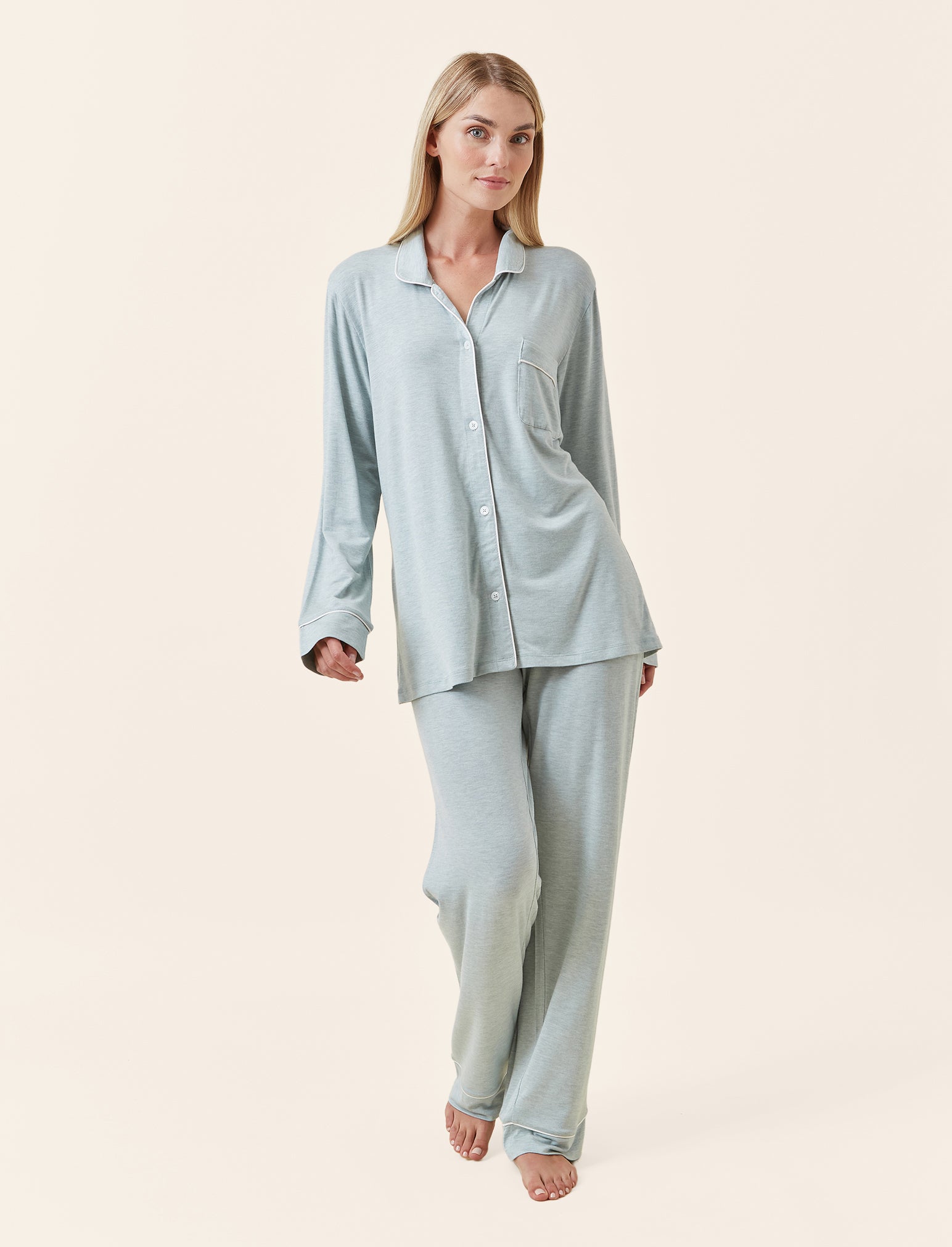 Kate Modal Soft Full Length PJ Set