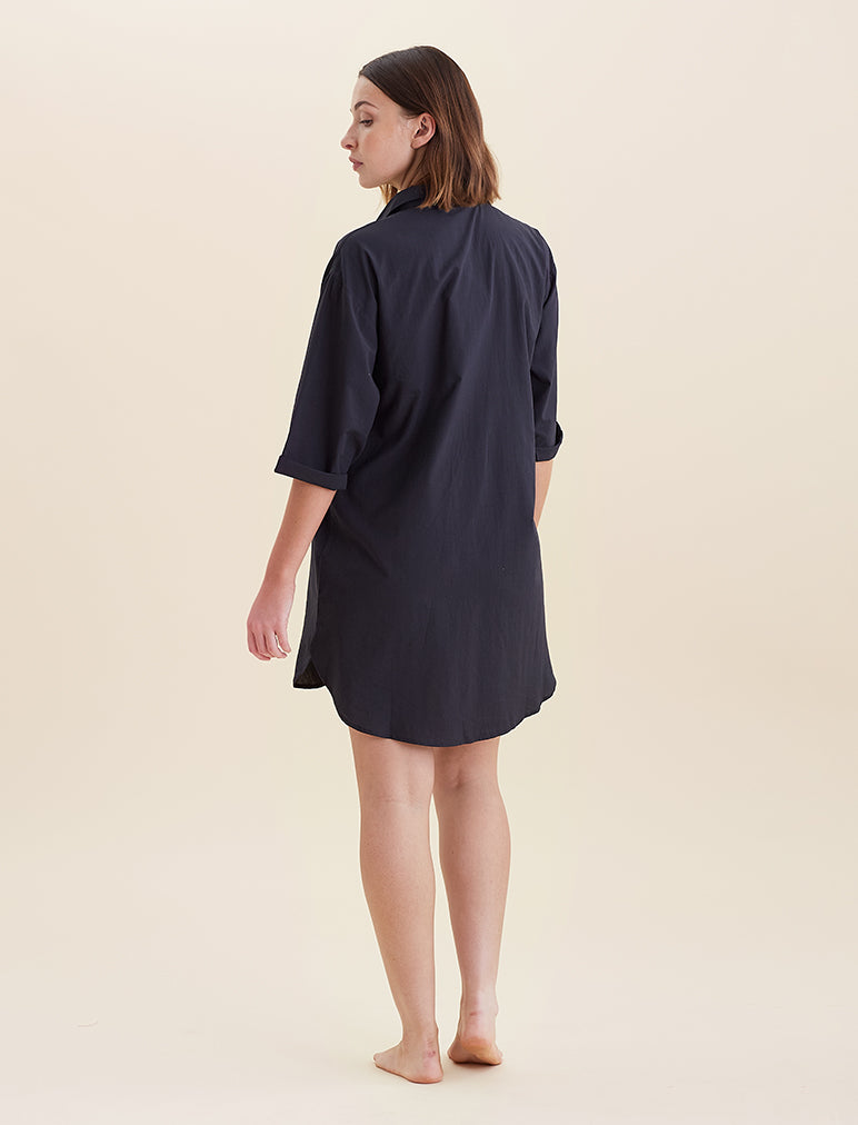 Whale Beach Nightshirt in Black