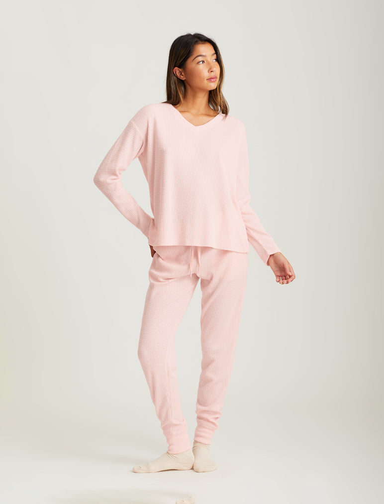 Papinelle waffle weave pajamas new arrivals