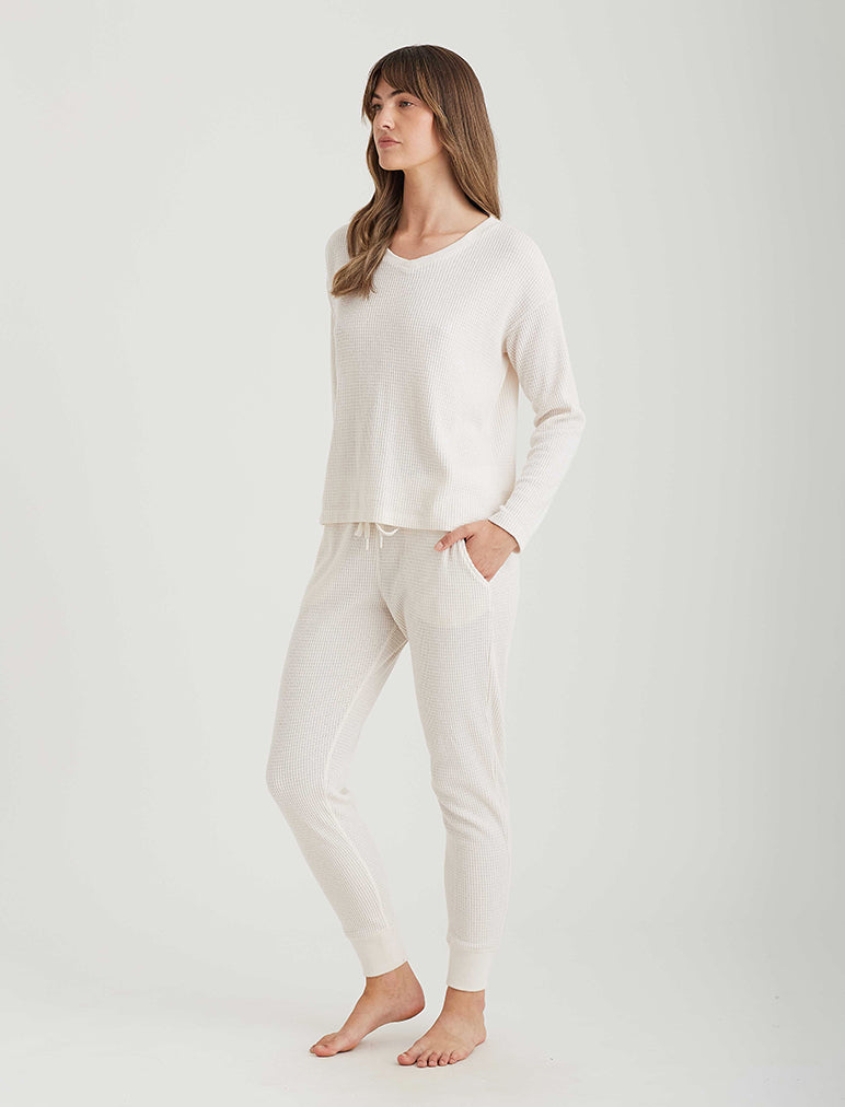 Waffle Loungewear Papinelle Sleepwear US