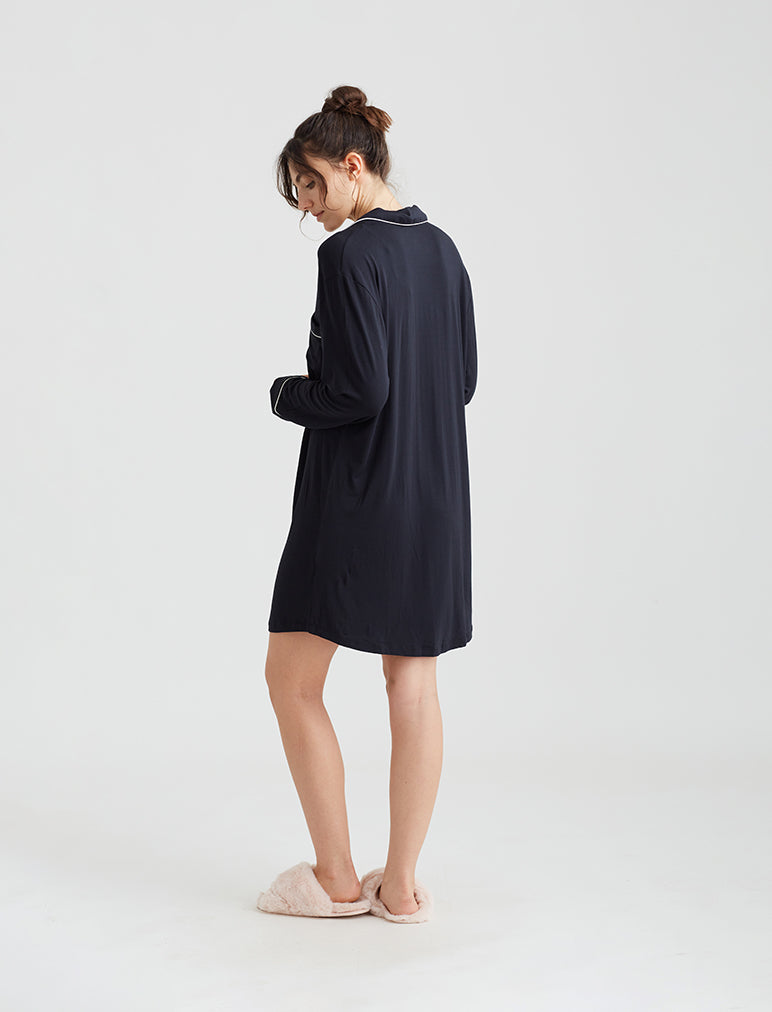 Papinelle  Modal Kate Full Length PJ Set, Grey Stripe – Papinelle Sleepwear  US