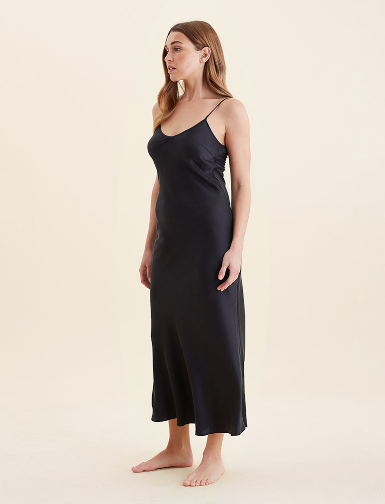 Audrey Mulberry Silk Bias Slip