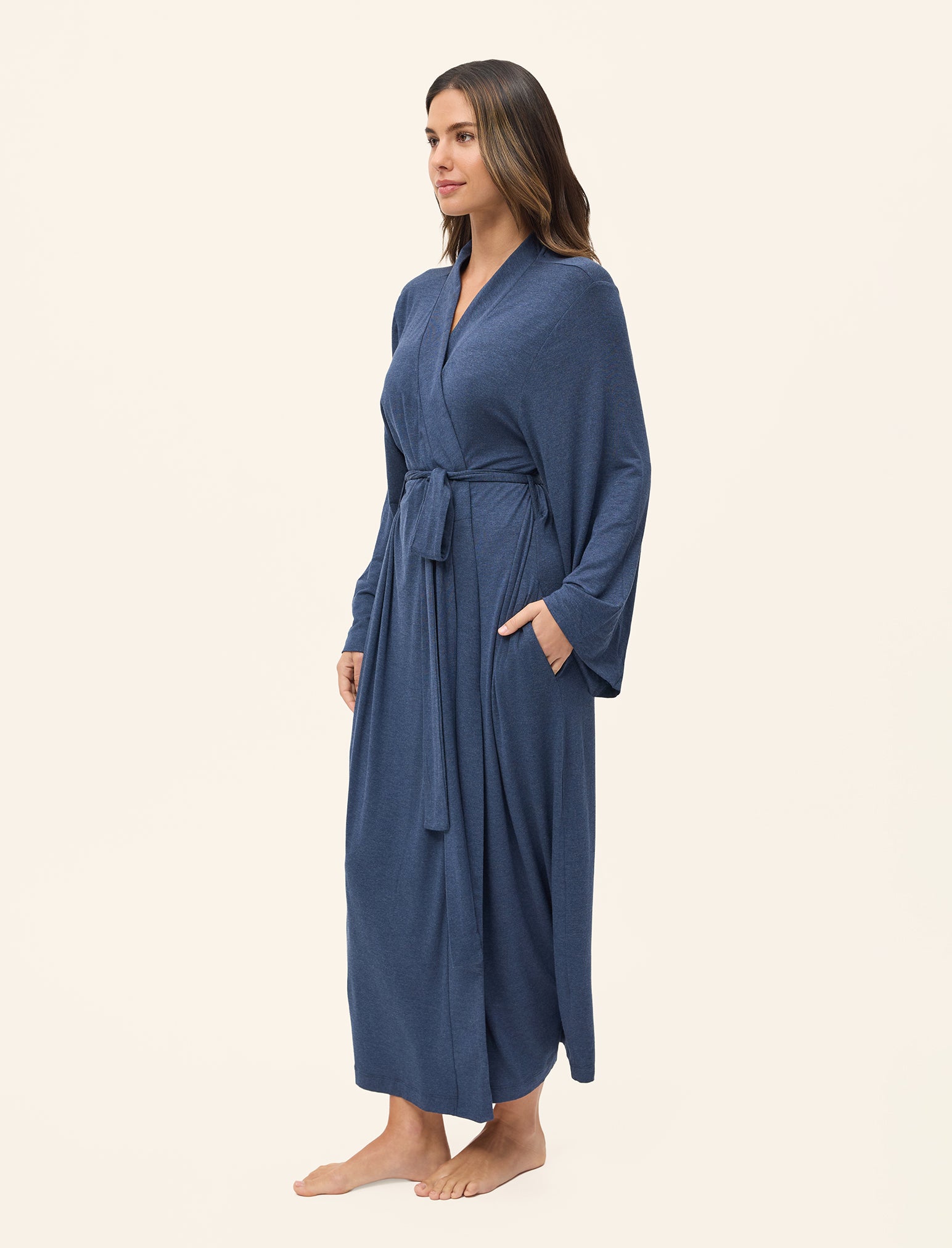 Kate Modal Soft Maxi Robe