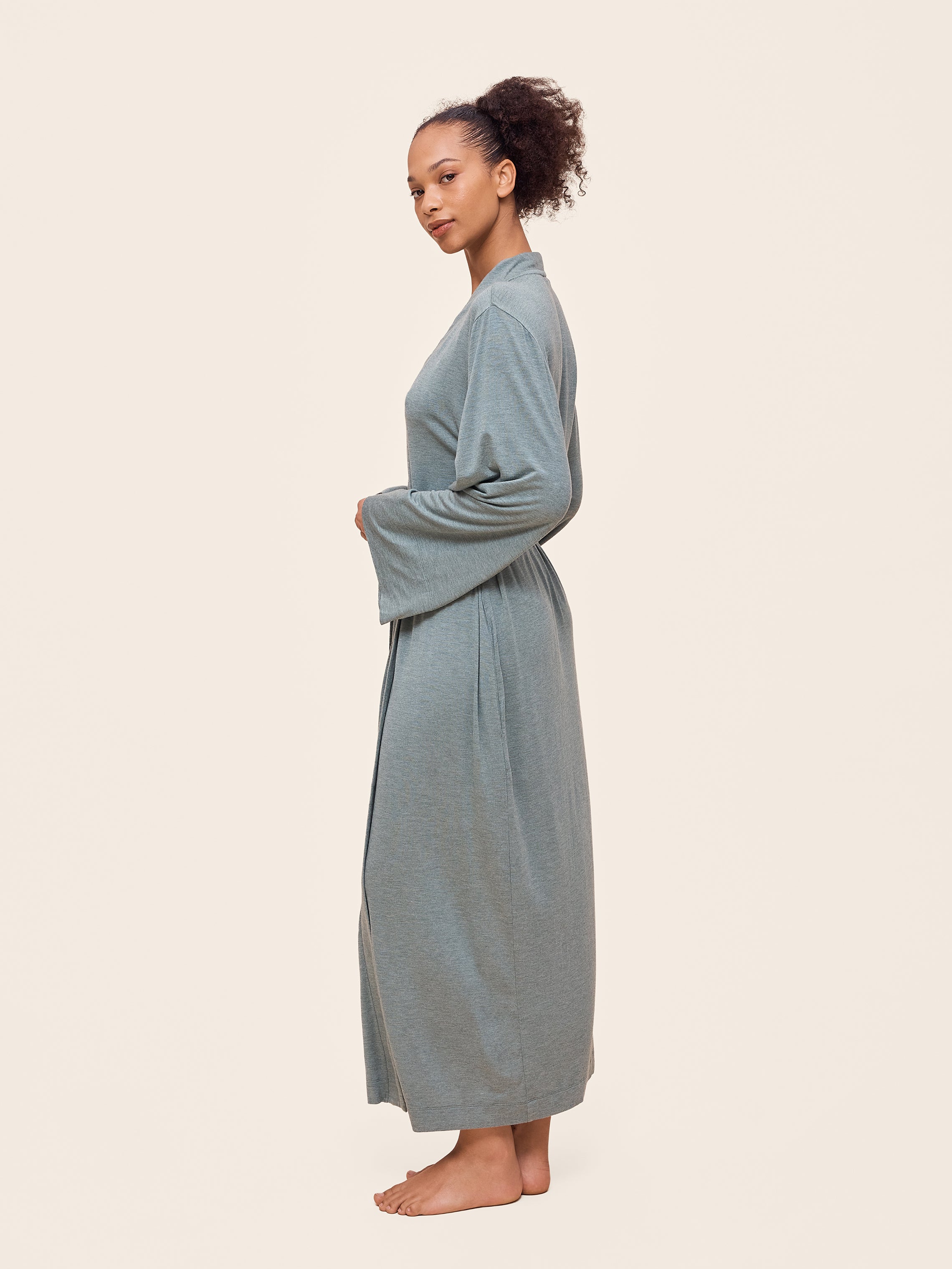 Kate Modal Soft Maxi Robe