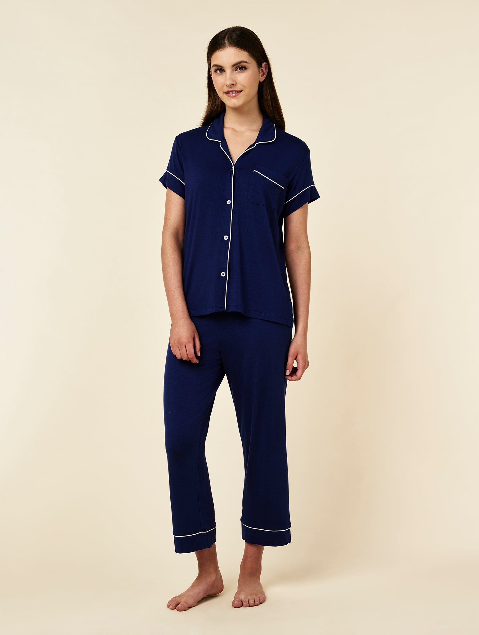 Kate Modal Soft Crop PJ Set