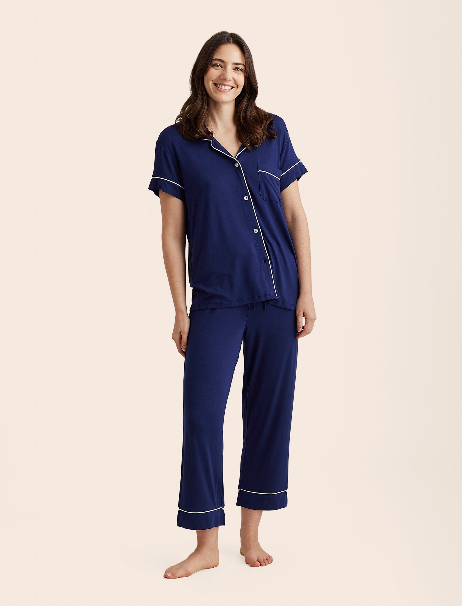 Kate Modal Soft Crop PJ Set