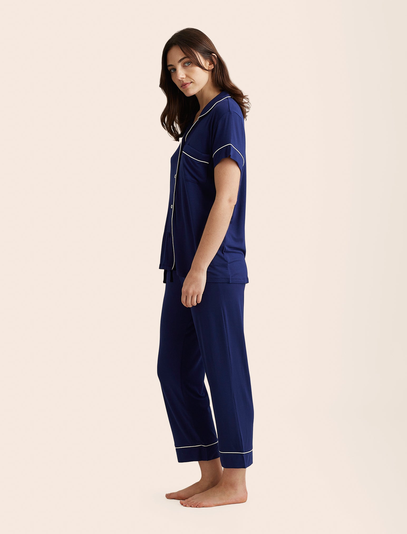 Kate Modal Soft Crop PJ Set