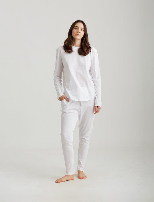 Papinelle Ombré Oversize Cotton Pajama Shirt in Spearmint