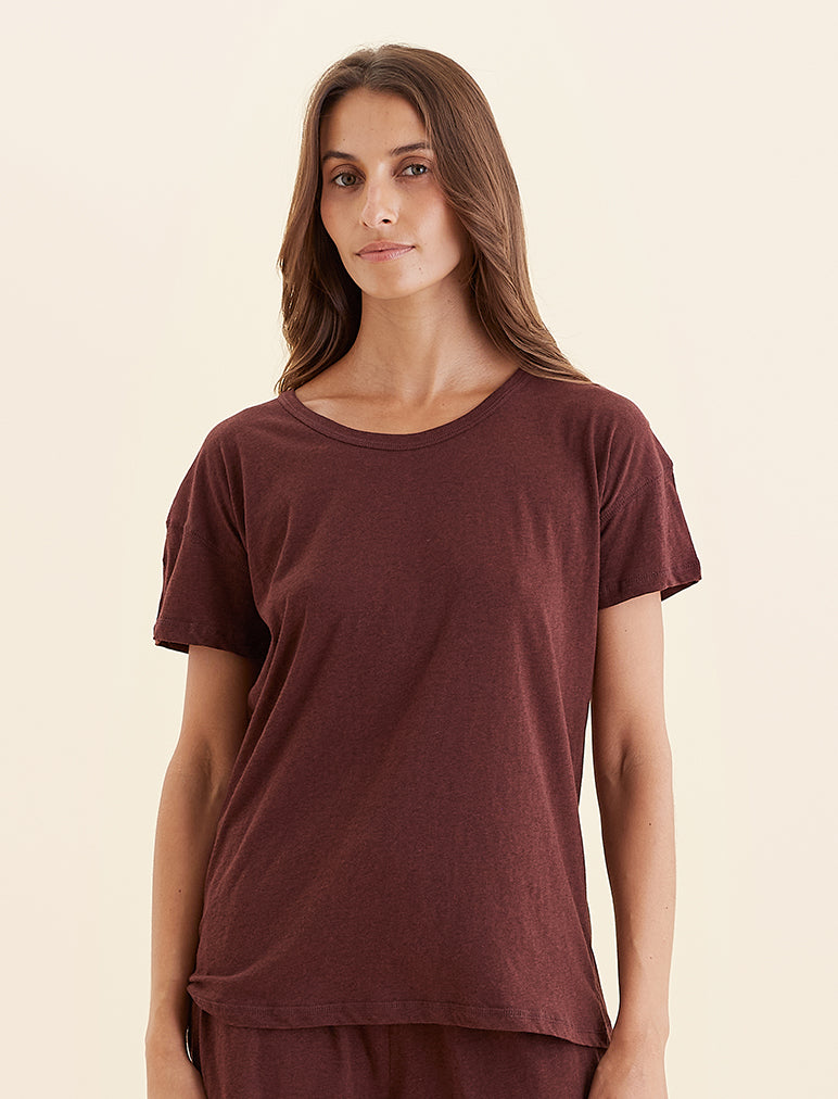 Jada Organic Cotton Knit Tee