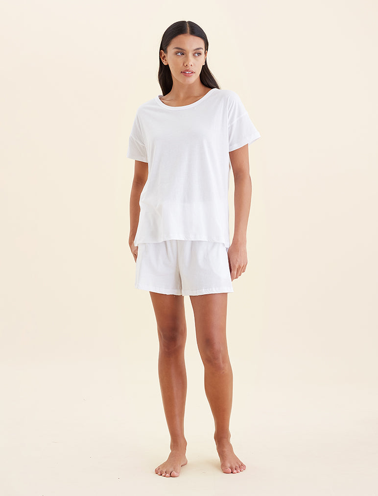 Jada Organic Cotton Knit Tee