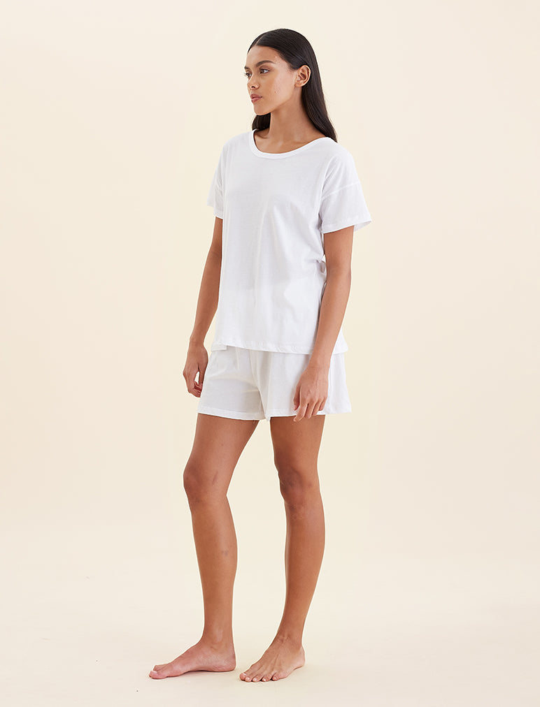 Jada Organic Cotton Knit Tee