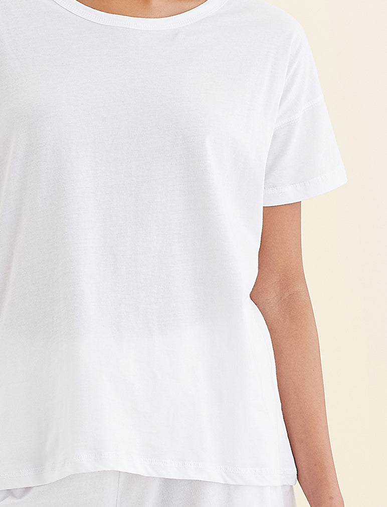 Jada Organic Cotton Knit Tee