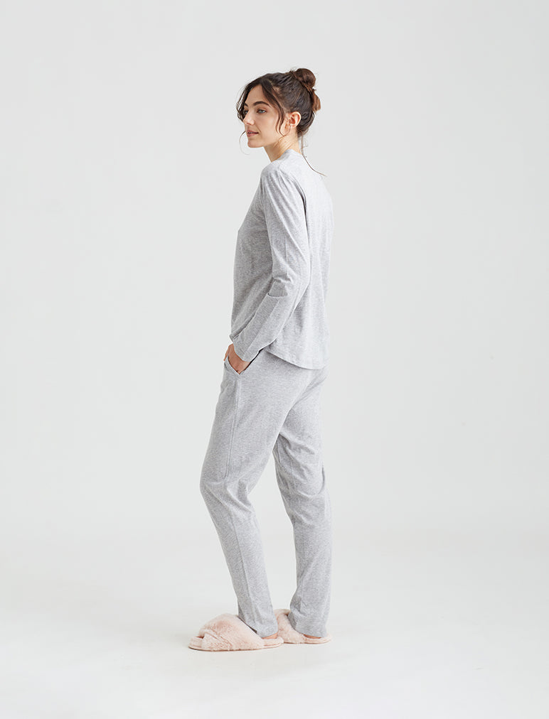 Jada Organic Cotton Knit Jogger – Papinelle Sleepwear US