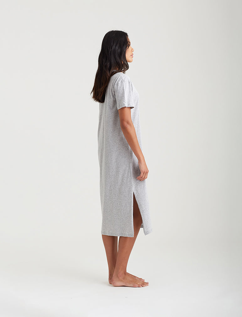 Organic cotton knit sales nightgown