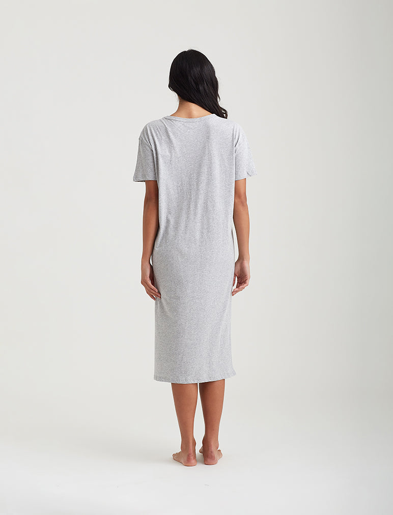 Organic cotton knit sales nightgown