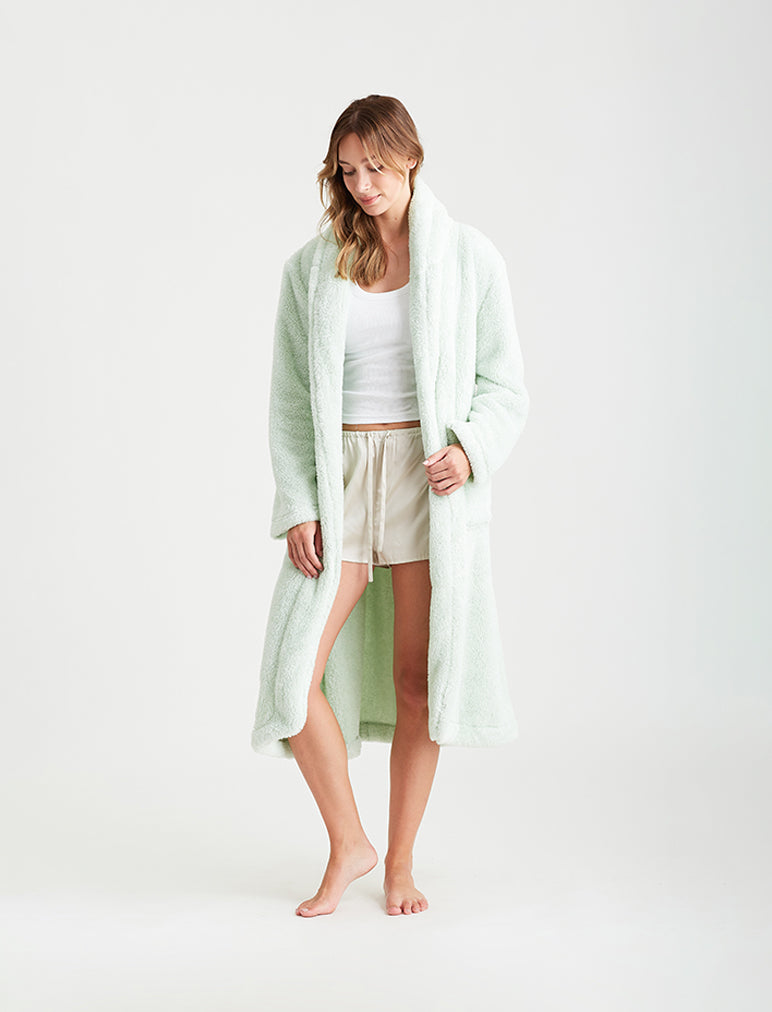 Cozy Plush Mid-Length Robe