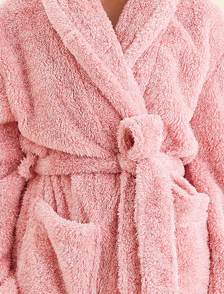 Cozy Plush Mid-Length Robe