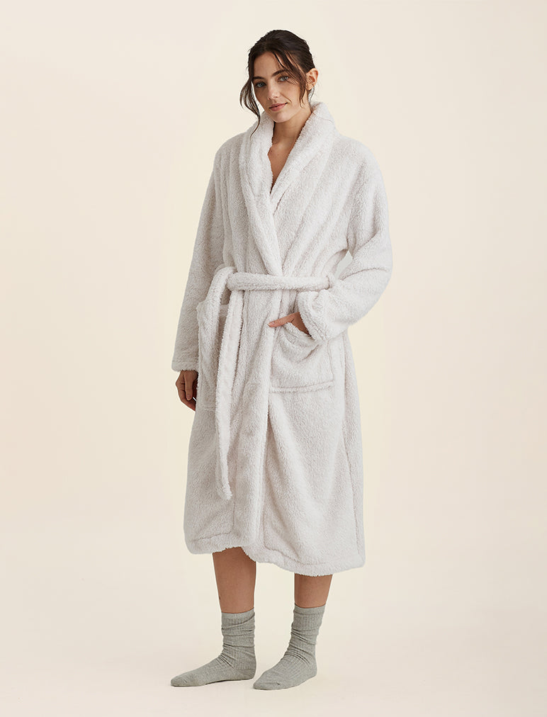 Cozy Plush Mid-Length Robe