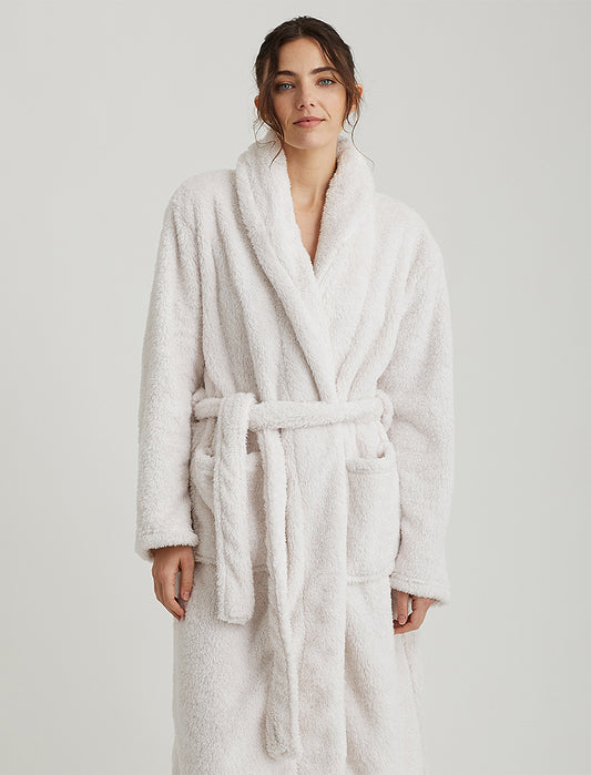 Cozy Plush Mid-Length Robe
