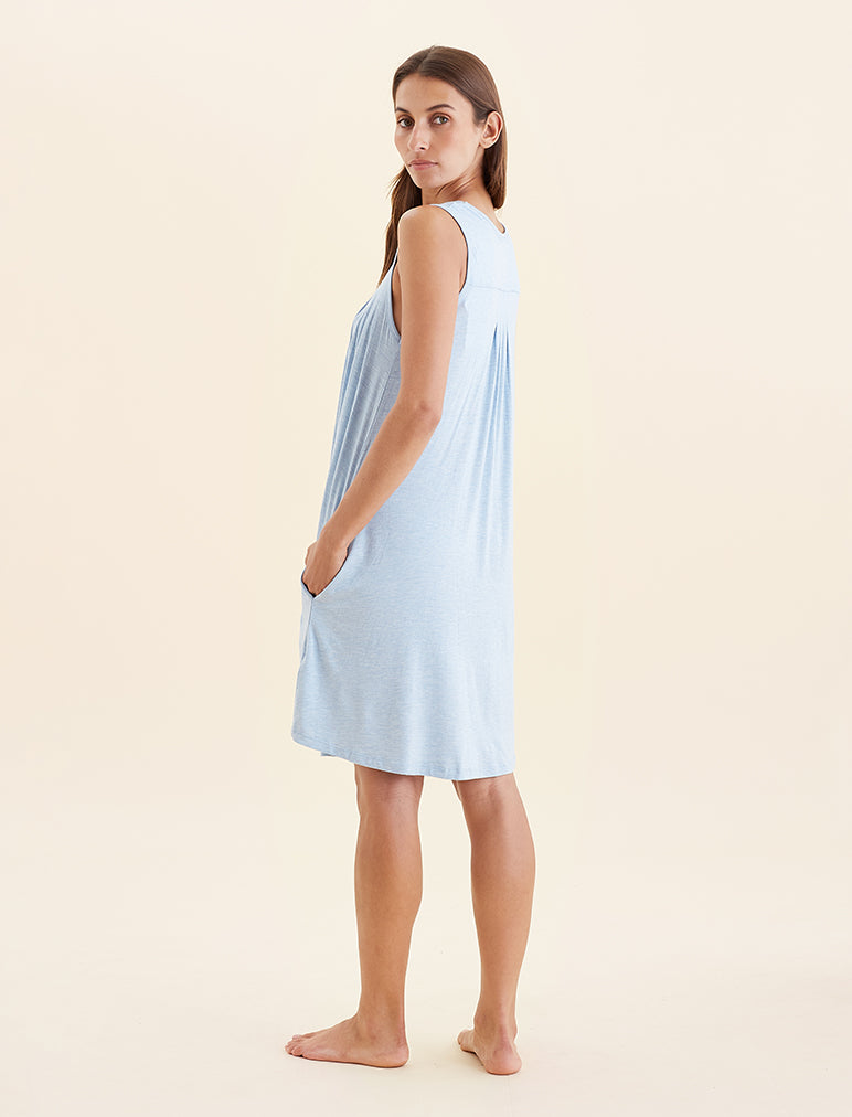 Kate Modal Soft Pleat Front Nightgown