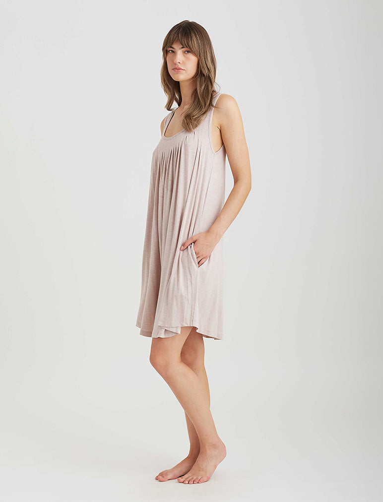 Kate Modal Soft Pleat Front Nightgown