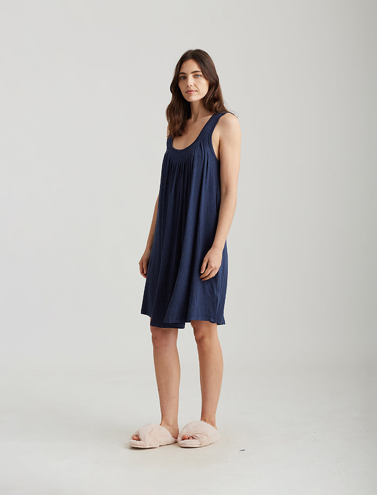 Modal Soft Kate Pleat Front Nightgown