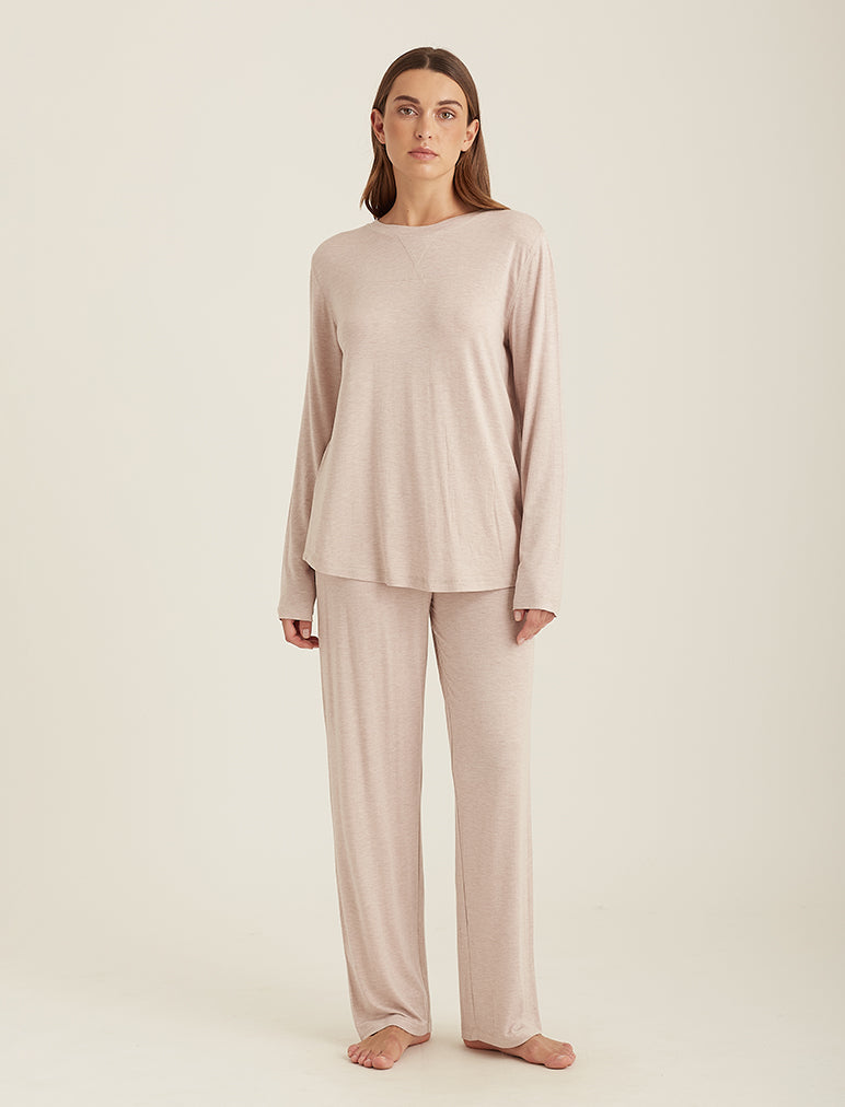 Womens best sale longline pyjamas