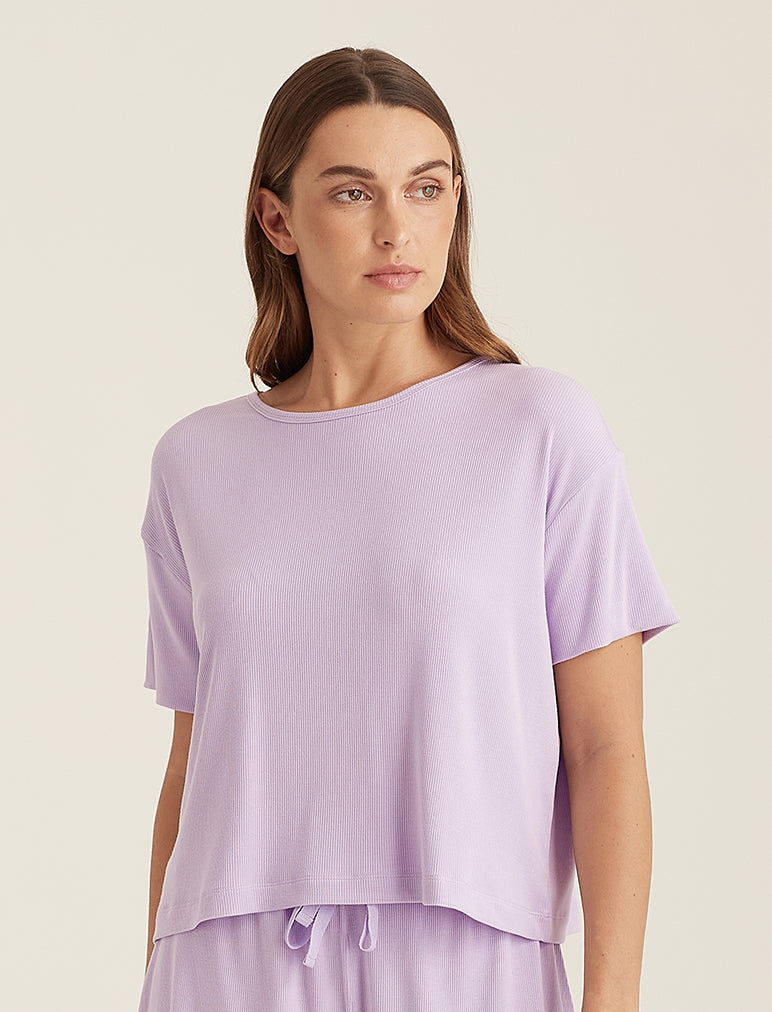 Luxe Rib Soft Touch Tee
