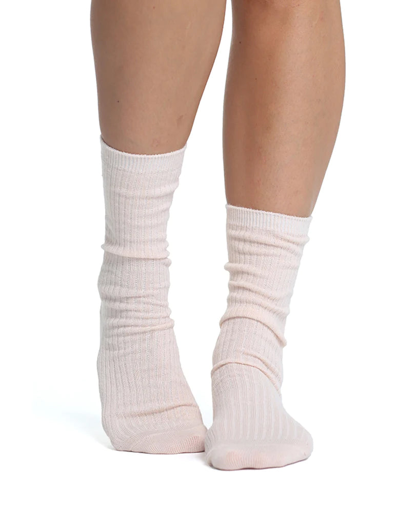 Organic Cotton Rib Socks