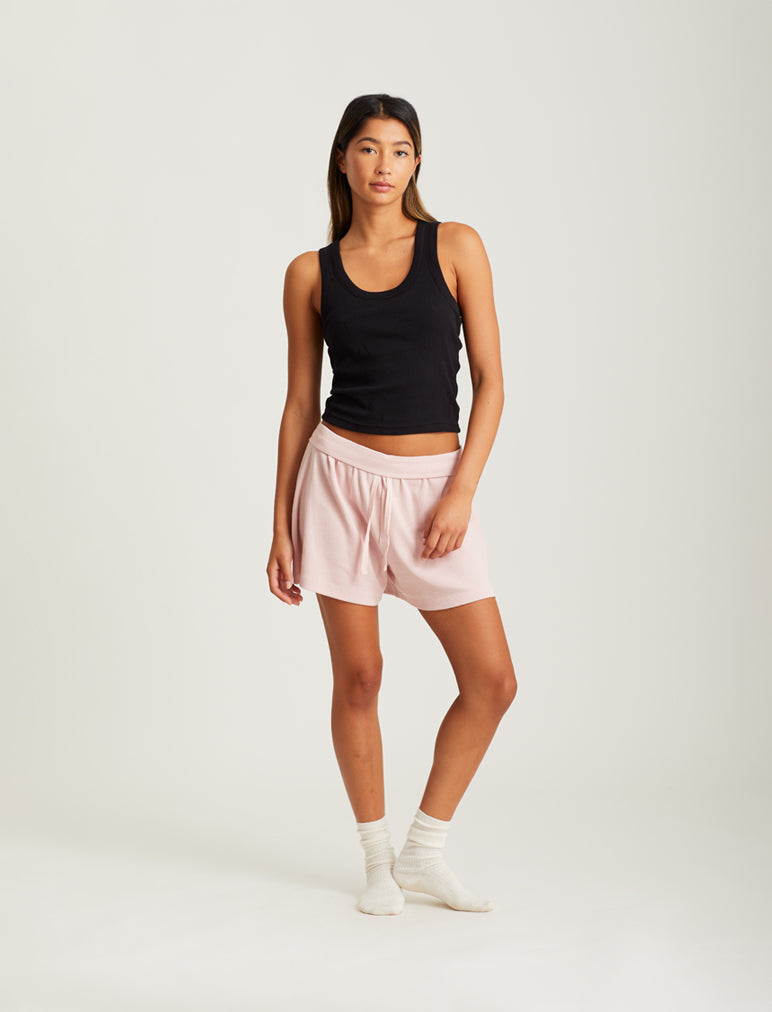 Milla Short Rib Shelf Bra Tank