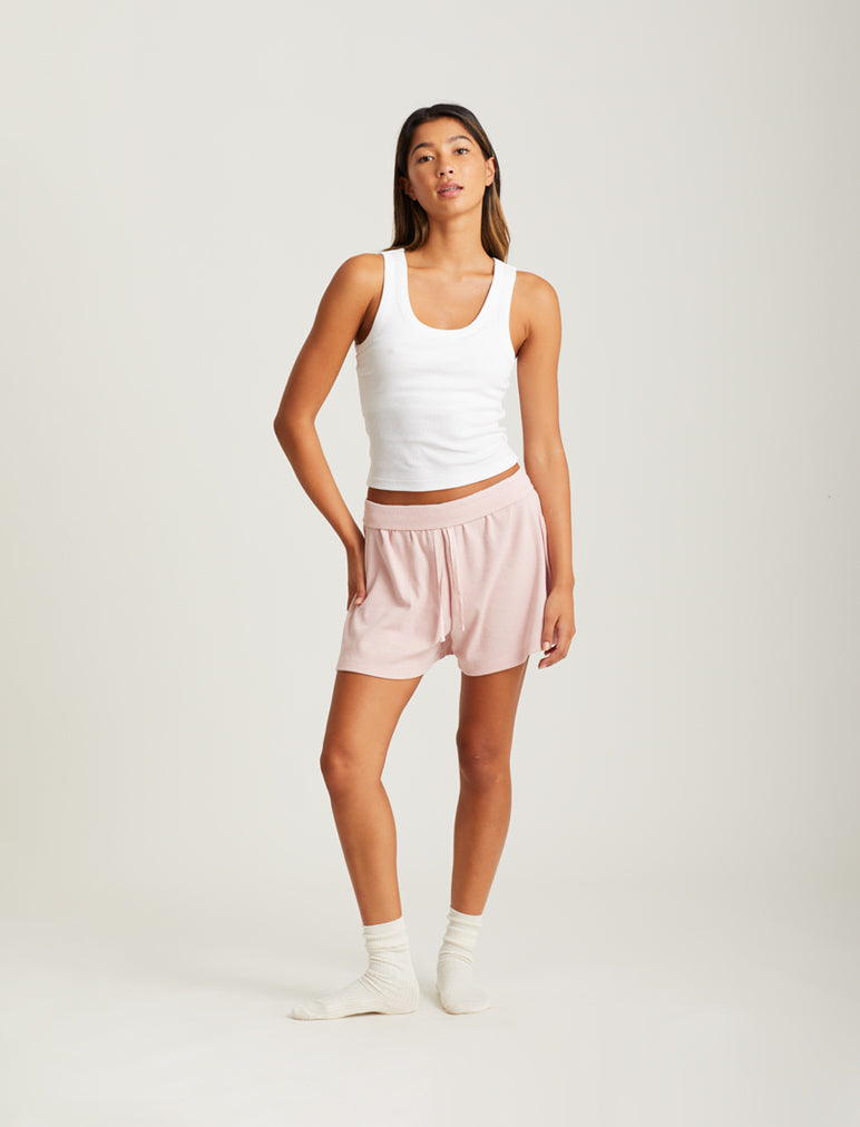 Milla Short Rib Shelf Bra Tank