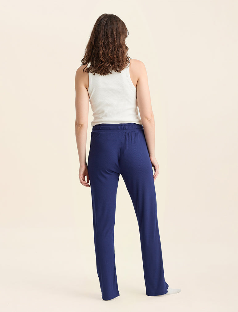 Luxe Rib Modal Wide Leg Pant