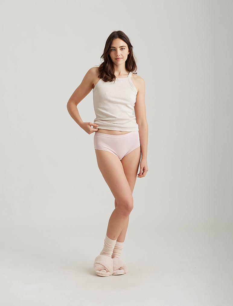 Women's Tank Bra, Organic Underwear Set, Natural Lingerie, Womens