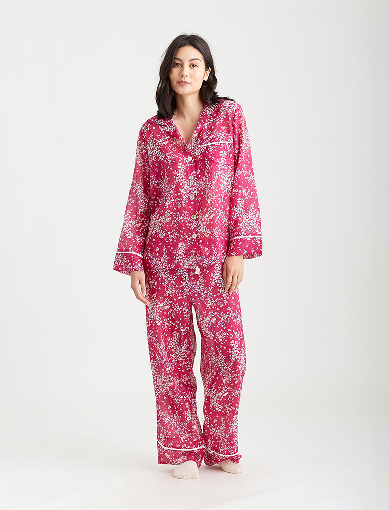 Cheri Blossom Full Length PJ Set