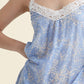 Cheri Blossom Lace Front Maxi Nightie