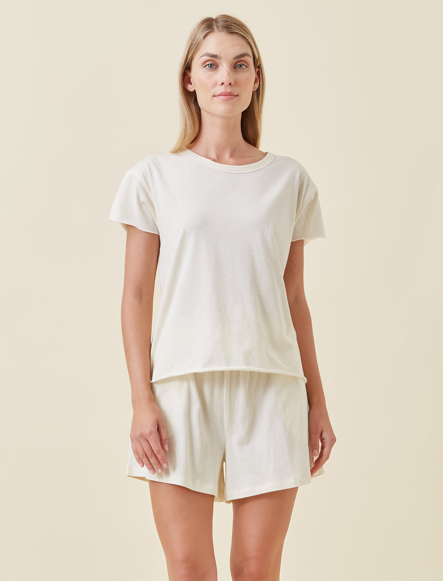 Jada Organic Cotton Knit Boxer PJ Set