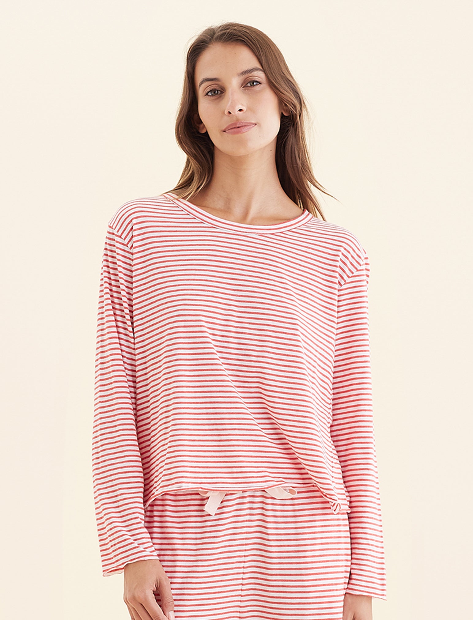 Jada Organic Cotton Boxy Long Sleeve Tee