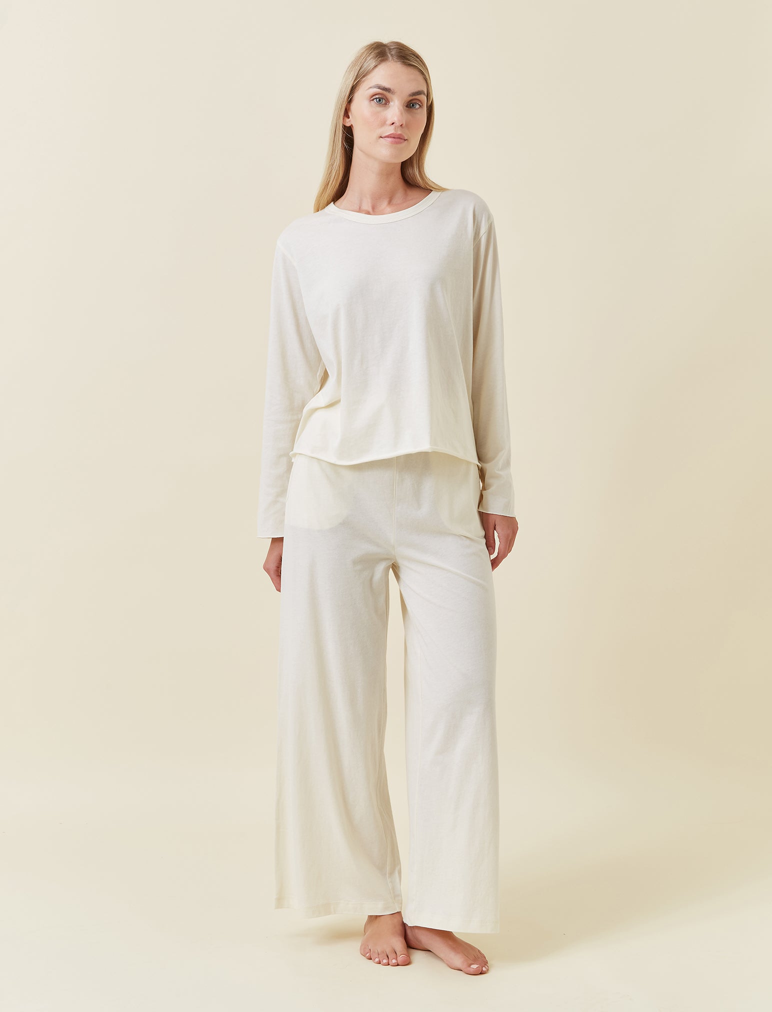 Jada Organic Cotton Boxy Long Sleeve Tee