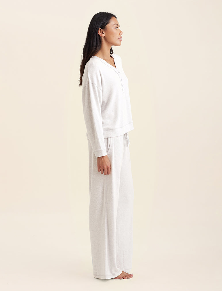 Feather Soft Boxy Top and Wide Leg Pant Set