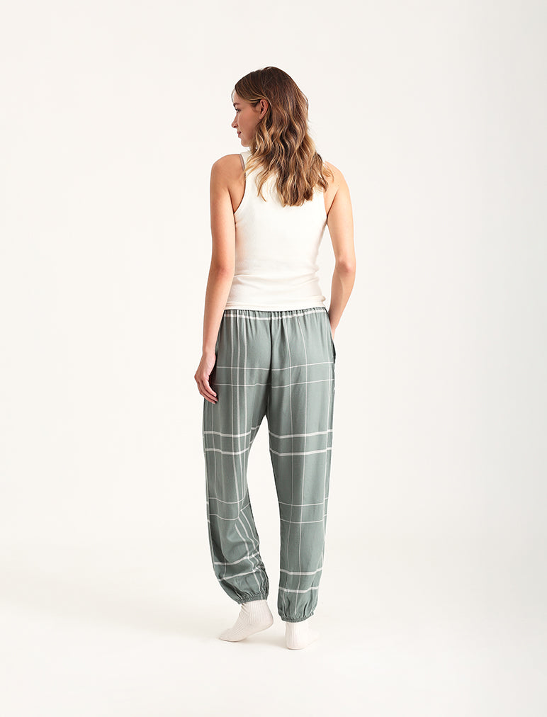 Comfy Plaid Jogger