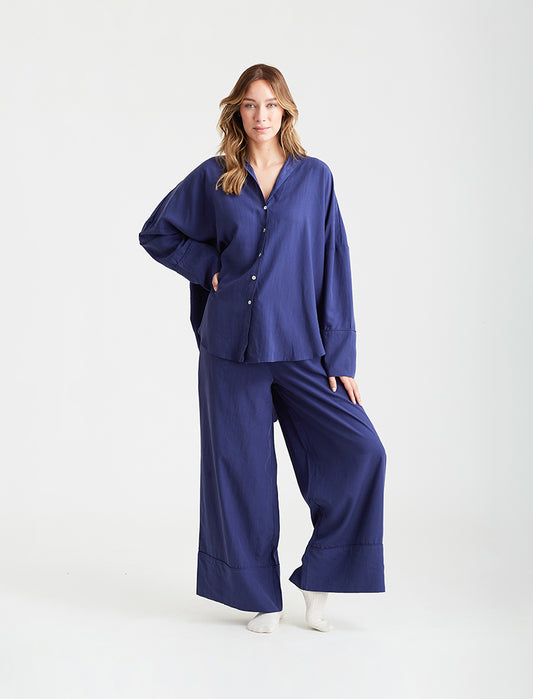 Papinelle Ombre Oversized PJ Shirt, 2XL / Geranium