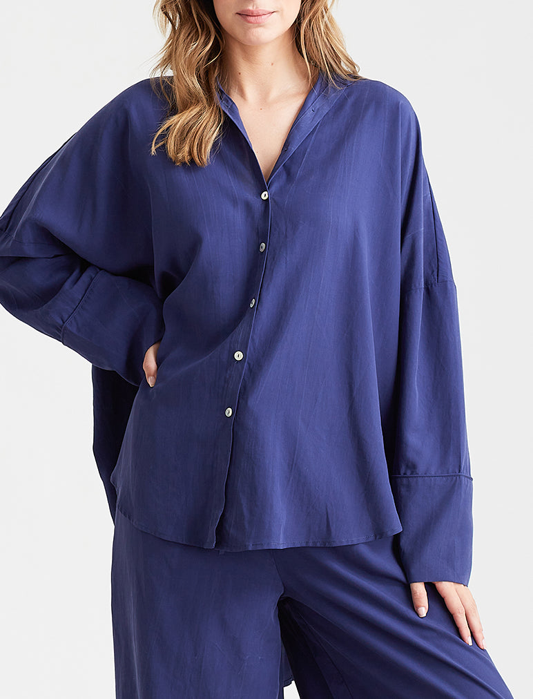 Amelie Long Sleeve Oversized Shirt