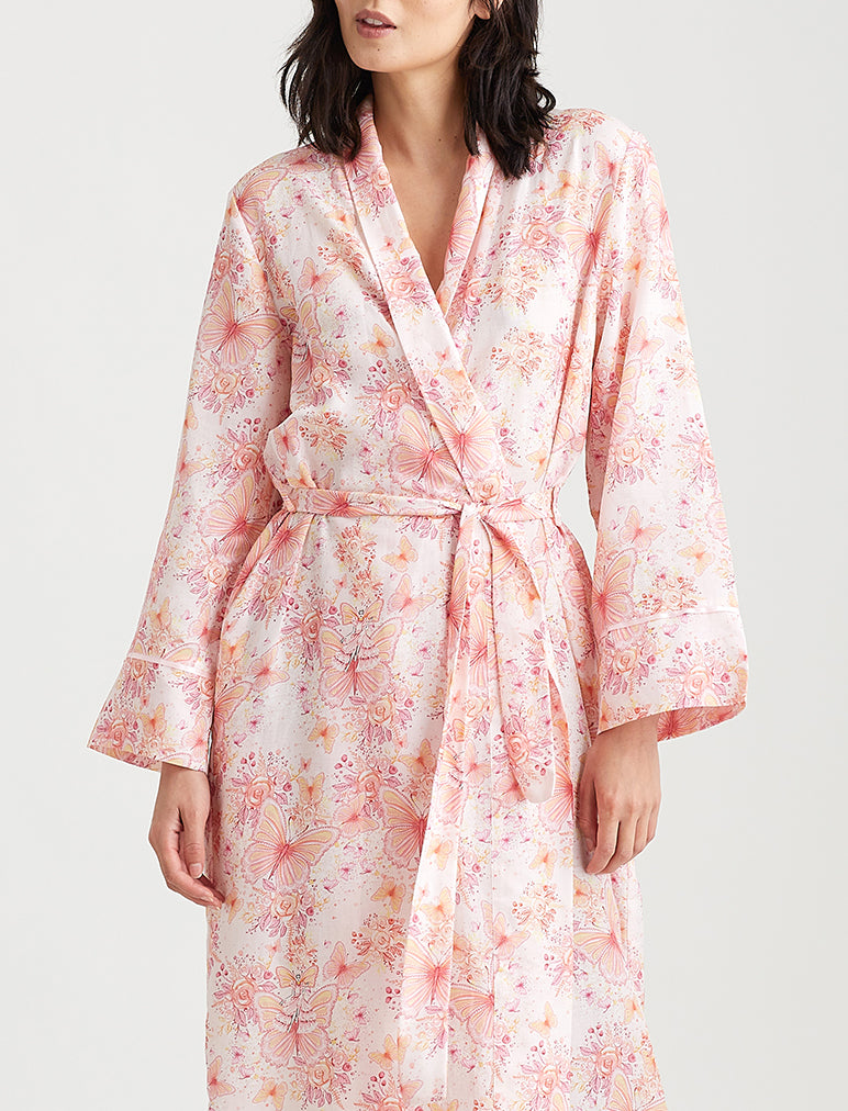 Megan Hess Butterfly Luxe Maxi Robe – Papinelle Sleepwear US